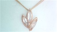 Collana Donna Magie in Oro rosa Quarzo FOGLIE Q ROSA MAGIE D O/C  12.90 R